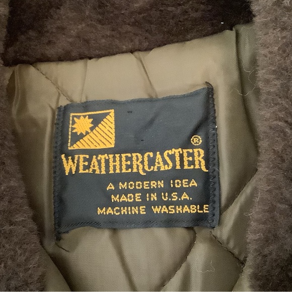 Vintage Weathercaster Tan Faux Fur Collar Jacket - Picture 8 of 10